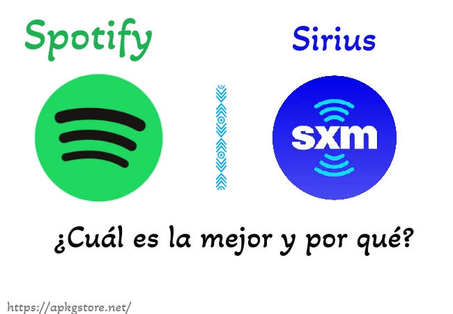 Sirius vs Spotify Comparación
